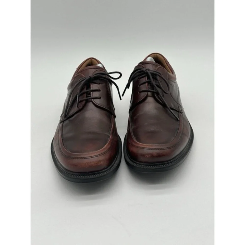 ECCO Oxfords Mens 43 Burgundy Dress Shoes Leather‎ Casual Lace Up Work